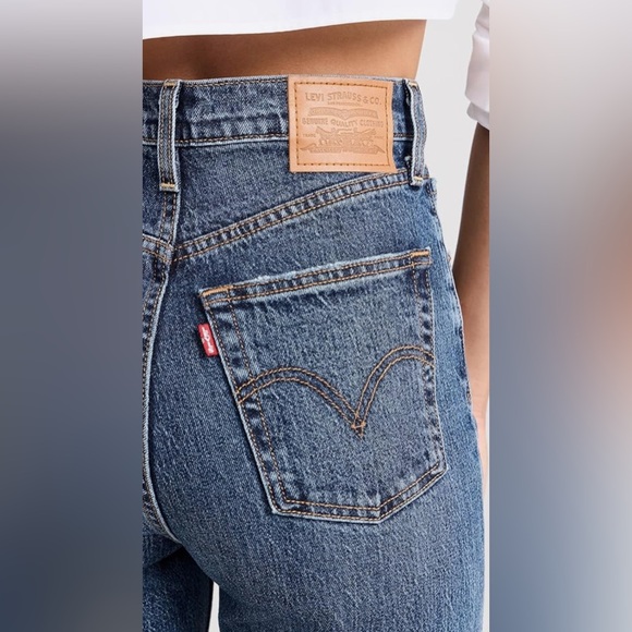 Levi’s Ribcage Straight Jeans size 25 - Picture 6 of 13